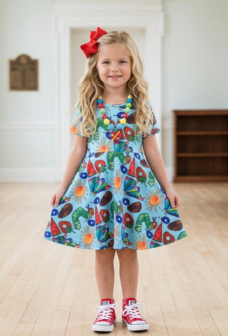 Back to Class twirl dress