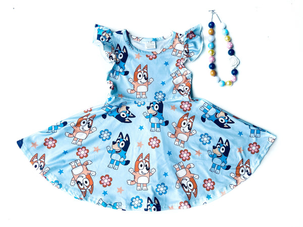 Bluey & Bingo twirl dress