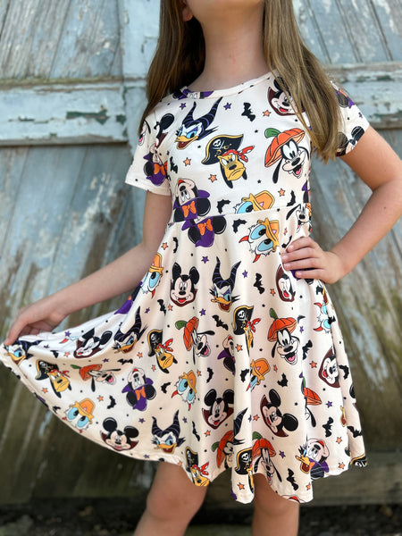 Halloween Disney twirl dress