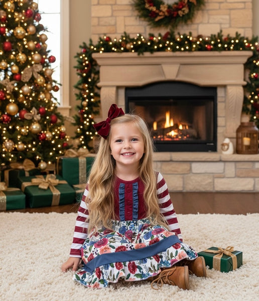Holiday Floral dress