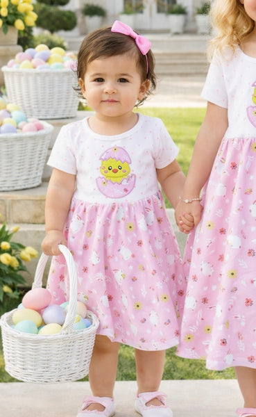 Springtime Chick twirl dress