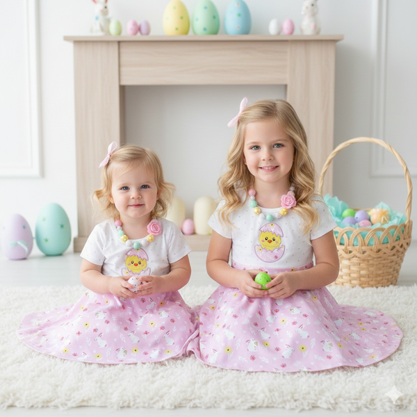 Springtime Chick twirl dress