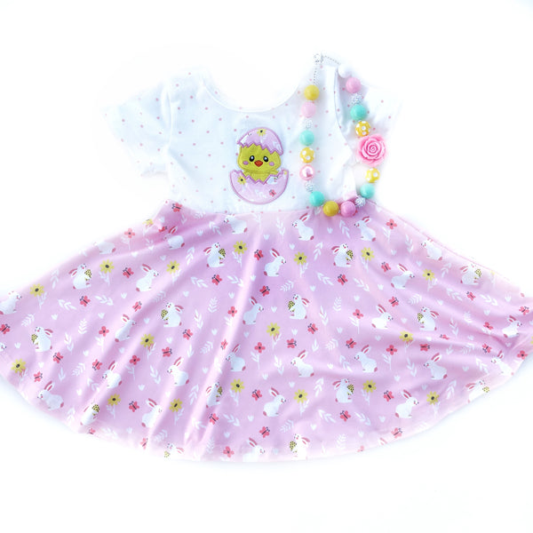 Springtime Chick twirl dress